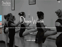 Tablet Screenshot of go2danceworks.com